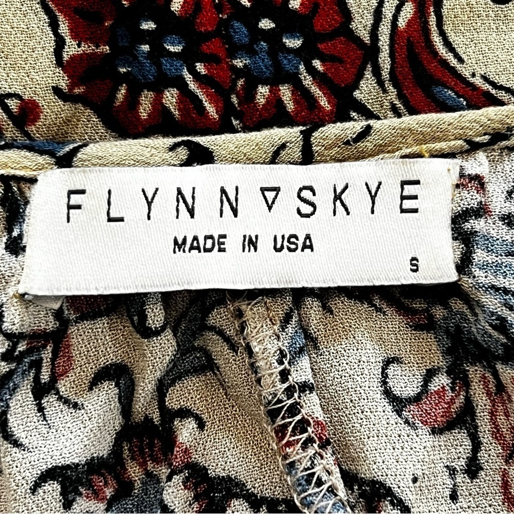 Flynn Skye Scoop Back Spaghetti Strap High Low Printed Maxi Dress Stitch Fix USA - Picture 15 of 16